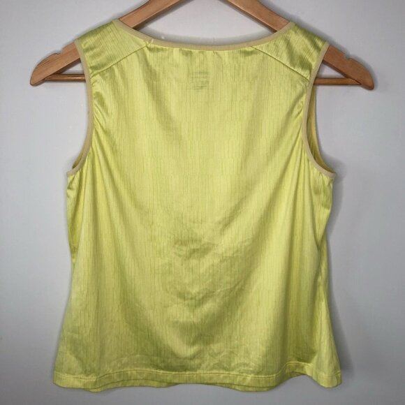 PATAGONIA Yellow Capilene Base Layer Tank Top Size Medium - Picture 3 of 3
